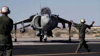 Marine Corps Aircraft AV8B Harrier II [upl. by Coussoule]