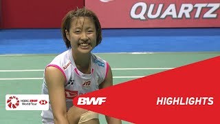 Singapore Open 2019  Semifinals WS Highlights  BWF 2019 [upl. by Sirmons315]