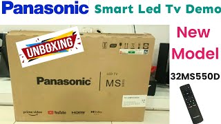 Panasonic Smart Led Tv Unboxing Full Review  New Panasonic Smart led Demo smarttv panasonic [upl. by Merkley591]