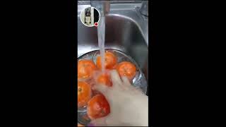 ASMR Washing Mandarin Oranges 🍊 [upl. by Lema]