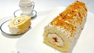 DELICIEUSE BUCHE FACILE AUX SPECULOOS [upl. by Leraj]