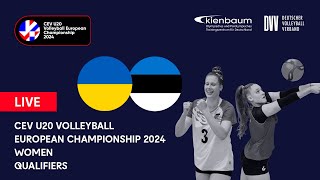 U20 EMQualifikation  Pool C Ukraine vs Estonia [upl. by Meares]