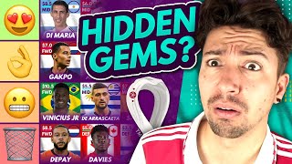 WORLD CUP FANTASY HIDDEN GEMS PLAYERS TIER LIST  WC 2022 Fantasy Differentials for Matchday 1 [upl. by Hayila]