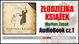 ZŁODZIEJKA KSIĄŻEK Audiobook MP3 🎧 cz1  M Zusak pobierz calość [upl. by Anev]