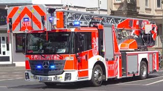 Neue Rosenbauer Drehleiter  Löschzug BF Düsseldorf FW 4 Flingern [upl. by Brant]