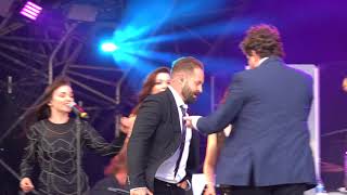 Alfie Boe amp Michael Ball  For Once In my Life  Carfest South 250818 [upl. by Nywrad415]