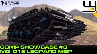 Space Engineers  MG01B Leopard Spotlight Planet Comp [upl. by Anwahsal]