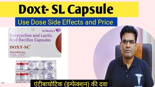 Doxt SL Capsule Use Dose Price and Side Effects in Hindi  Doxycycline  Antibiotic [upl. by Mochun9]