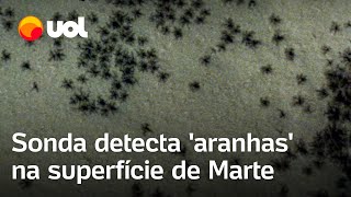 Aranhas em Marte Sonda da Agência Espacial Europeia detecta fenômeno no planeta vermelho [upl. by Nollid]