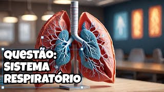 Questão comentada sobre o sistema respiratório [upl. by Anauqahs]