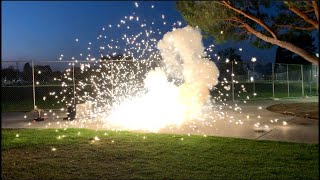 Big Crackling Ball Fireworks [upl. by Elrebma]