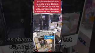 Une pharmacie du BlancMesnil a pris la décision dafficher les photos des voleurs [upl. by Scully648]