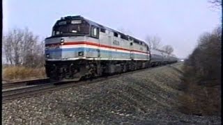 Amtrak in Upstate NY  1998 Part 3 [upl. by Behn]