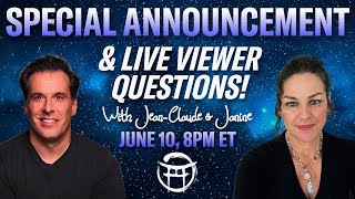 SPECIAL ANNOUNCEMENT with JEANCLAUDE amp JANINE  JUNE 10 [upl. by Enelrihs496]