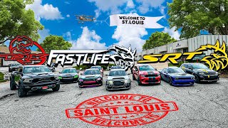 13 HELLCATS TERR0RIZE THE STREETS OF SAINT LOUIS [upl. by Hibbitts46]