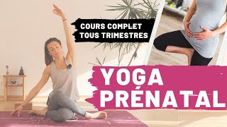 Yoga PRENATAL Cours Complet 1h [upl. by Willdon]