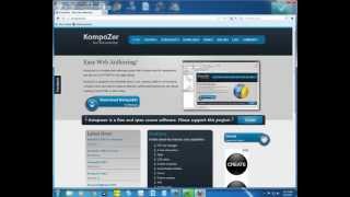 Introduction to KompoZer  Embedding a YouTube Video [upl. by Etnaid397]