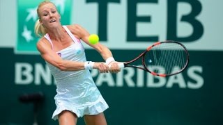 Urszula Radwanska vs Magdalena Rybarikova Istanbul 2015 Highlights [upl. by Enerehs]