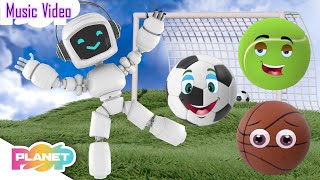 We Like Playing Sports Song🏀  ESL Songs  English For Kids  Planet Pop PlanetPop learnenglish [upl. by Gwendolyn]