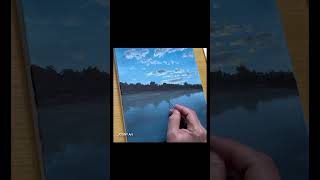 How to draw a beautiful landscape  natural sceneries  beautiful art painting youtubeshorts art [upl. by Kancler]