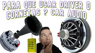 Para qué sirve una corneta o driverCar Audio [upl. by Olgnaed235]