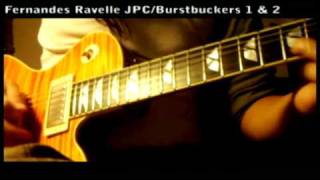 Fernandes Ravelle JPC vs Gibson Les Paul 5754 VOS [upl. by Anirahtak275]