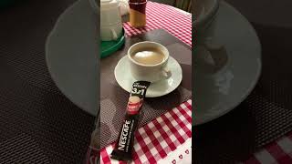 Nescafé 3 in 1 greatest thing in the morning caminodesantiago coffee [upl. by Anoid671]