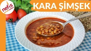 MEŞHUR KARA ŞİMŞEK Yeşil Mercimek  ÇORBASI 😃 Nasıl Yapılır [upl. by Yraht386]