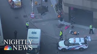 At Least 9 Dead 16 Injured In Toronto After Van Strikes Pedestrians  NBC Nightly News [upl. by Caleb289]