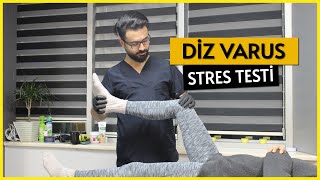 DİZ VARUS STRES TESTİ  LATERAL COLLATERAL LIGAMENT FİZİKSEL TESTİ  DIŞ YAN BAĞ [upl. by Llenrahc]