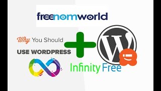 FREENOMHOSTING  WORDPRESS IN ENGLISH [upl. by Sonya702]