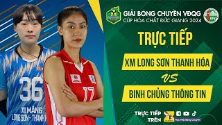 Tường thuật  XM LS THANH HÓA vs BINH CHỦNG THÔNG TIN  Bảng Nữ Giải bóng chuyền VĐQG cúp HCĐG 2024 [upl. by Nikaniki]