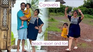 Goa vlog  Caravela resort and side scene 🏖️ part3 [upl. by Sisson600]