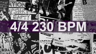 🔴 230 BPM Punk Drum Metronome [upl. by Stodder238]