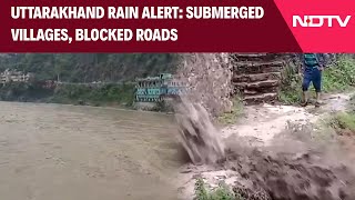 Uttarakhand Rain Alert  Landslides Overflowing Rivers Submerged Roads After Heavy Rainfalls [upl. by Eeloj873]