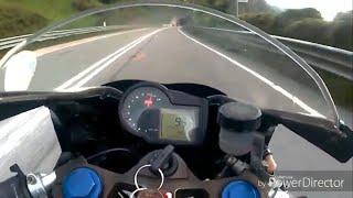 170kmh Aprilia RS 125 Full Power  Top Speed with 1640 [upl. by Eelyam]