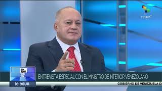 Ministro Diosdado Cabello anunció que grupo de EEUU se contactó bandas criminales locales [upl. by Ordisy]