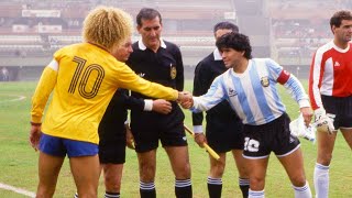 Diego Maradona vs Carlos Valderrama [upl. by Aramas]