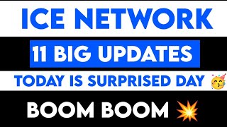 Ice Network 11 Big Updates  Today All Distribution Starting  Ice Network Today Update [upl. by Orling641]