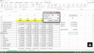 Búsqueda de objetivo en Excel [upl. by Leticia]