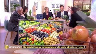 Du producteur au consommateur  la vente directe cartonne [upl. by Regine]