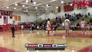 Harriton  Haverford Varsity Boys Basketball [upl. by Suhploda]