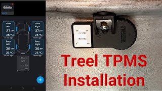 Treel Internal Tyre Pressure Monitoring System TPMS Installation treel tpms jktyre roadsafety [upl. by Lanita259]