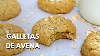 Cómo hacer Galletas de avena suaves esponjosas y buenísimas [upl. by Maharg]