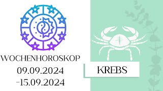 ♋ Wochenhoroskop  Krebs  0909150924  KW 372024 [upl. by Asihtal]