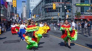 LIVE WALK IN TORONTO PLUS LATIN FIESTA PARADE [upl. by Nohsyt]