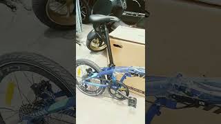 Foldingbike Element Ecosmo 8 Biru Hanya 21jt [upl. by Ridley]