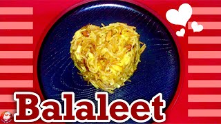 BALALEET WINNING RECIPE AT ALHOSN COOKOFF  BEEGUM SHAHINA [upl. by Aible]