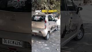 Safety of Tata Nano 🔥 tatanano carvlog [upl. by Allenad]