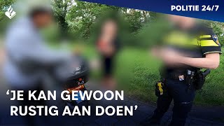 Scooter rijden zonder helm en rijbewijs  POLITIE 247 [upl. by Dimphia]